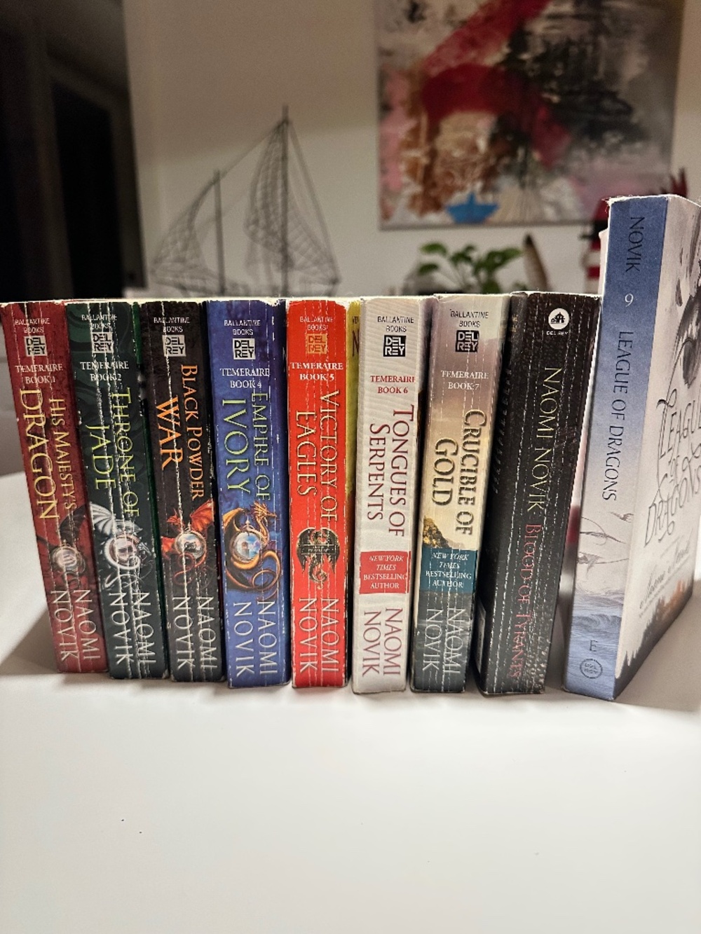 Temeraire Dragon Series by Naomi Novak